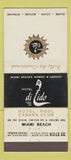 Matchbook Cover - Hotel Di Lido Miami Beach FL 30 Stick