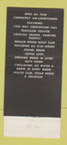 Matchbook Cover - Hotel Di Lido Miami Beach FL 30 Stick