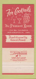 Matchbook Cover - Fendrick's Restaurants Indianapolis IN 30 Strike