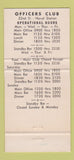 Matchbook Cover - 32nd Street Officers' Mess San Diego CA 30 Strike