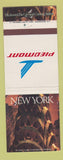 Matchbook Cover - Piedmont Airlines New York City