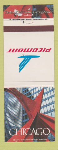 Matchbook Cover - Piedmont Airlines Chicago IL
