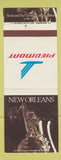 Matchbook Cover - Piedmont Airlines New Orleans LA Jazz