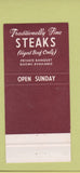 Matchbook Cover - Russel's Steak House Detroit MI 30 Strike
