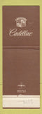 Matchbook Cover - Lilien & Lee Cadillac Burlington NC