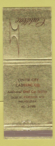 Matchbook Cover - Fairfield's Motors Cadillac Keene NH