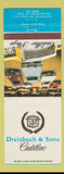 Matchbook Cover - Dreisbach and Sons Cadillac Detroit MI