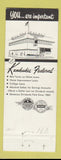 Matchbook Cover - Kankakee Federal Savings and Loan IL WEAR