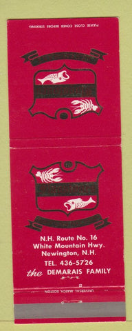 Matchbook Cover - Flagstones Restaurant Newington NH