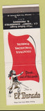 Matchbook Cover - El Dorado Restaurant Milwaukee WI