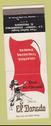 Matchbook Cover - El Dorado Restaurant Milwaukee WI