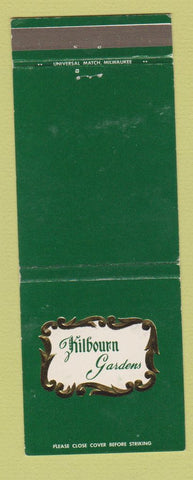 Matchbook Cover - Kilbourn Gardens Sturtevant WI