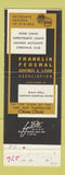 Matchbook Cover - Franklin Federal Savings Loan Wilkes Barre PA