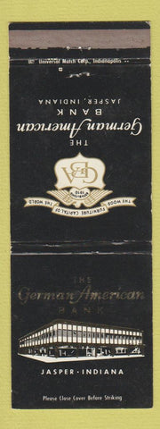 Matchbook Cover - German American Bank Jasper IN WEAR