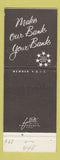 Matchbook Cover - German American Bank Jasper IN WEAR