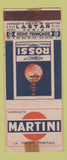 Matchbook Cover - Martini Rossi Paris France WORN