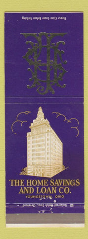 Matchbook Cover - Home Savings and Loan Youngstown OH