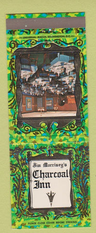 Matchbook Cover - Jim Morrisey's Charcoal Inn Gaithersburg MD