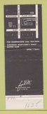 Matchbook Cover - Jim Morrisey's Charcoal Inn Gaithersburg MD