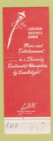 Matchbook Cover - Viennese Lantern Miami Beach FL