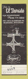 Matchbook Cover - El Dorado Restaurant Milwaukee WI
