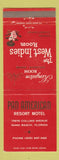 Matchbook Cover - Pan American Resort Motel Miami Beach FL