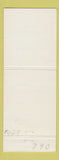 Matchbook Cover - Pan American Resort Motel Miami Beach FL