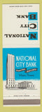 Matchbook Cover - National City Bank Waco TX