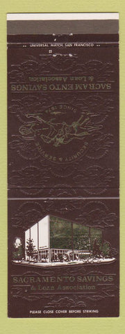Matchbook Cover - Sacramento Savings and Loan CA