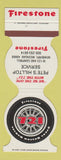 Matchbook Cover - Firestone Tires Pete's Newberry MI