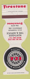 Matchbook Cover - Firestone Tires Northside Springdale AR