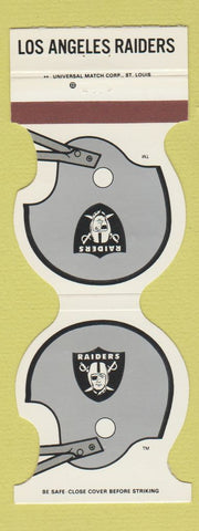 Matchbook Cover - Los Angeles Raiders Football