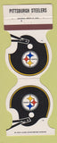 Matchbook Cover - Pittsburgh Steelers Football 1986 Hays Hartzell Real Estate