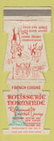 Matchbook Cover - St Louis Blues Hockey Brentwood Bank MO 1982