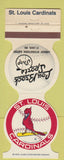 Matchbook Cover - St Louis Cardinals Baseball Lou Brock's MO 1984