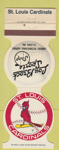 Matchbook Cover - St Louis Cardinals Baseball Lou Brock's MO 1984