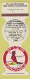 Matchbook Cover - St Louis Cardinals Baseball IMC Offices Claremont CA 1983