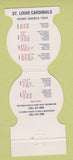 Matchbook Cover - St Louis Cardinals Baseball Bank Perryville MO 1984