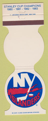 Matchbook Cover - New York Islanders Hockey 1983-84
