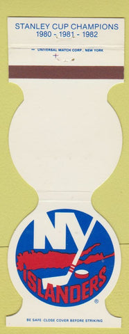 Matchbook Cover - New York Islanders Hockey 1982-83