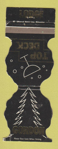 Matchbook Cover - Gordon Lodge North Bay Baileys Harbor WI WEAR