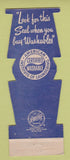 Matchbook Cover - Lakeside Laundry Muskegon MI