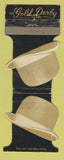 Matchbook Cover - Gold Derby Gaslight Club WORN
