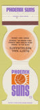 Matchbook Cover - Phoenix Suns Basketball 1980 Rusty Nail Glendale Chandler AZ