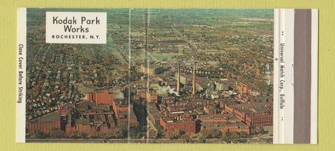 Matchbook Cover - Kodak Park Works Rochester NY 30 Strike