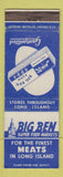 Matchbook Cover - Big Ben Grocery Eggs LI NY