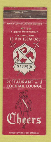 Matchbook Cover - Cheers Restaurant New York City WEAR