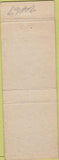 Matchbook Cover - First Lady  and  The Playboy Salon Seattle WA red
