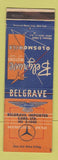 Matchbook Cover - Belgrave Oldsmobile Mercedes Benz Great Neck LI NY