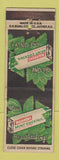 Matchbook Cover - Warrens Mint Cocktail Gum DD Bean